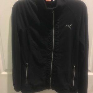 Black Womens Puma Cell Jacket -Large